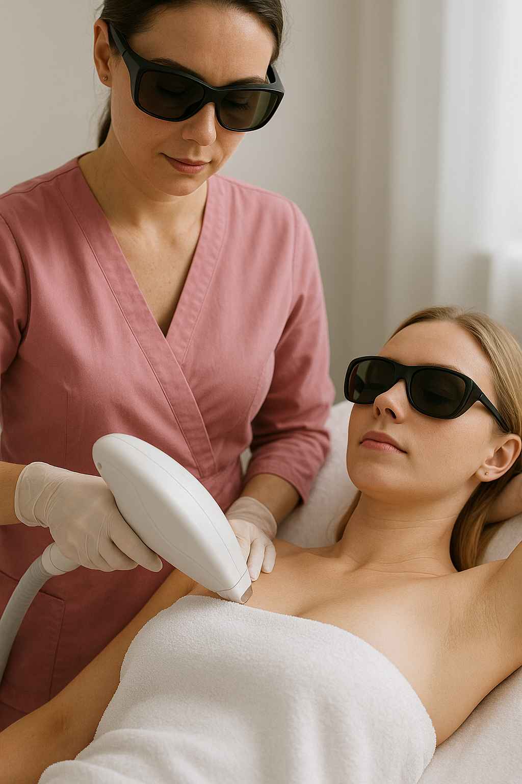 Лазерная эпиляция женщин