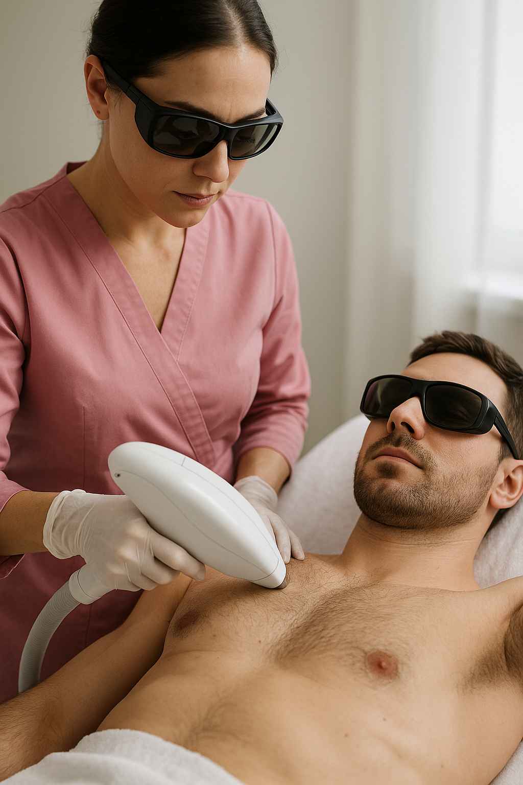 Лазерная эпиляция мужчин